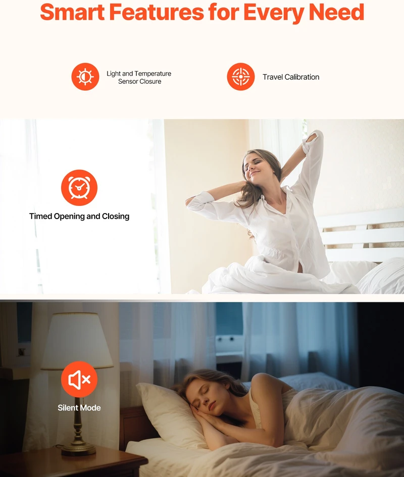 Automatinis užuolaidų atidarytuvas su programėle ir pulteliu. suderinamas su Alexa/Google Home