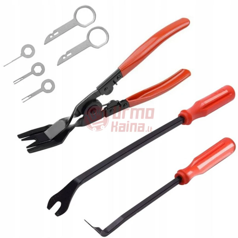 Automobilio apdailos ir magnetolos išėmimo įrankių rinkinys 19in1 URS-19
