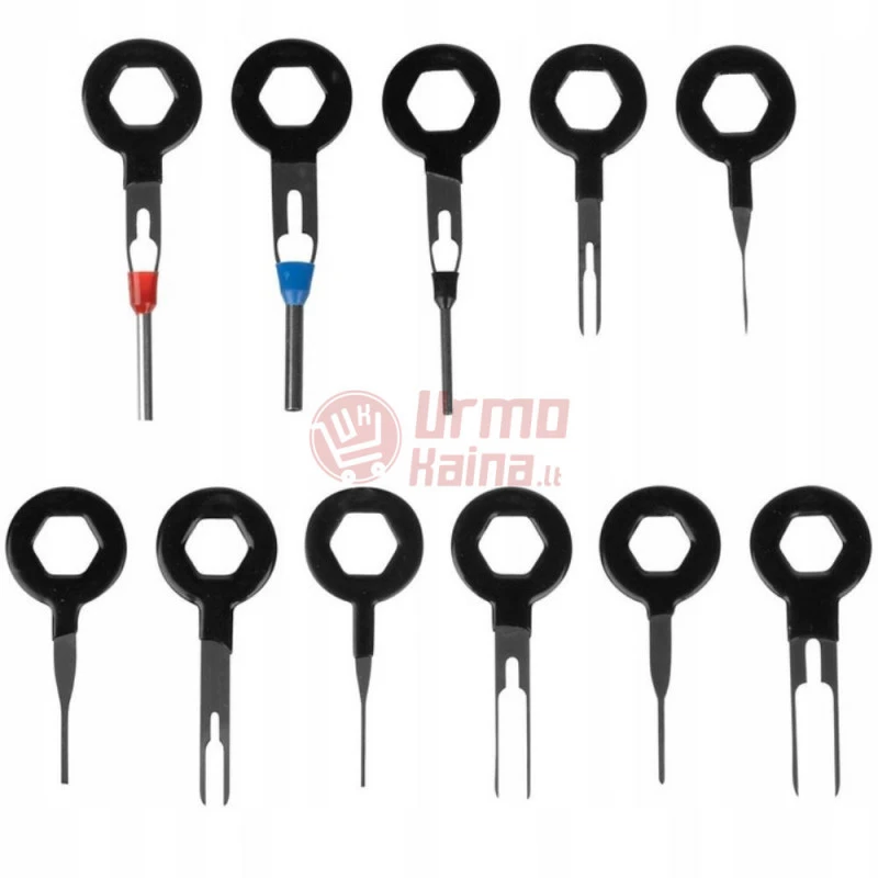 Automobilio apdailos ir magnetolos išėmimo įrankių rinkinys 43in1 URS-43