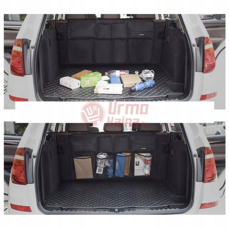 Automobilio sėdynės organizatorius su kišenėmis