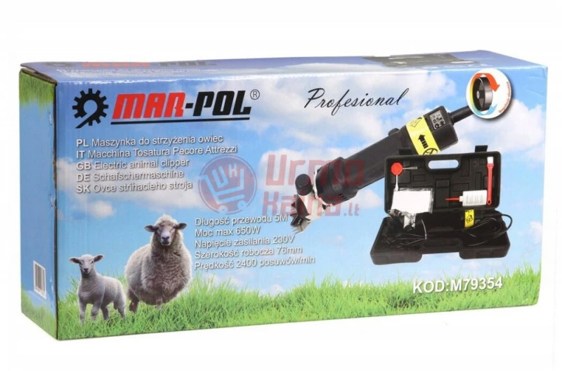 Avių vilnos kirpimo mašina MARPOL 650W