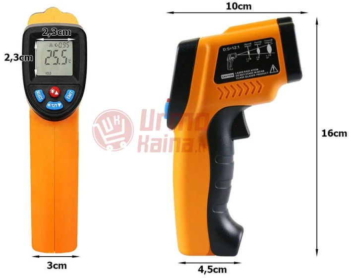 Bekontaktis termometras G1630 -50 +550°