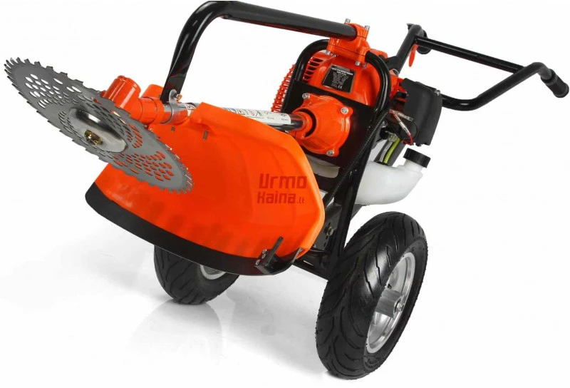 Benzininė žoliapjovė - trimeris ant ratukų DEMON 52 AG (39 kW) PRO