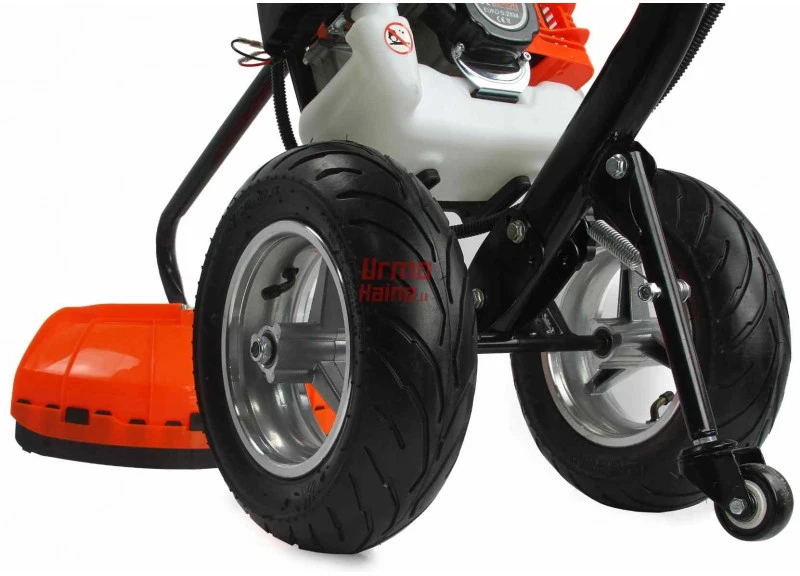 Benzininė žoliapjovė - trimeris ant ratukų DEMON 52 AG (39 kW) PRO