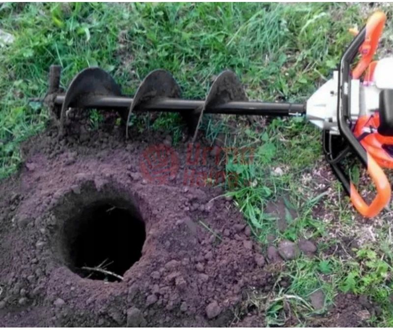 Benzininis žemės grąžtas GEKO 3 grąžtai prailginimas 1400 W