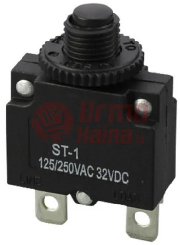 Bimetalinis jungiklis - saugiklis ST-1 15A