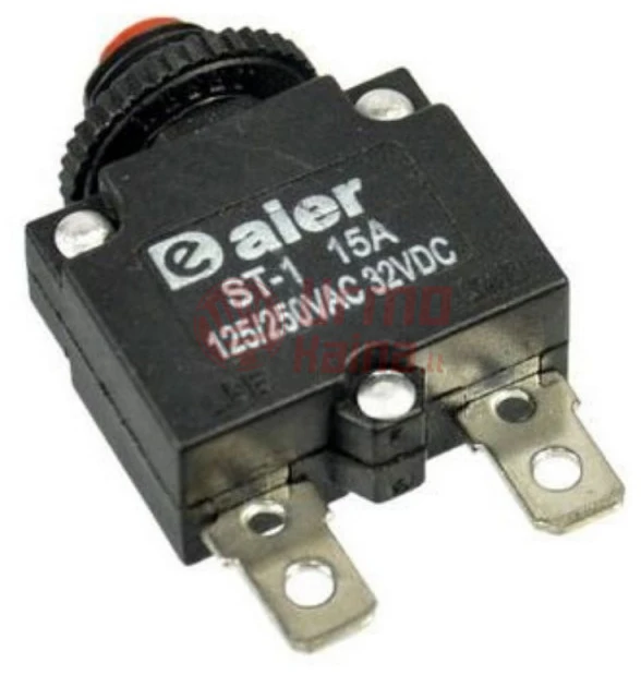 Bimetalinis jungiklis - saugiklis ST-1 15A