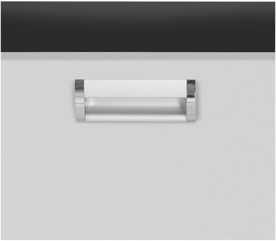 Centrinis darbo stalas su spinta ir 3 stalčiais 200 x 60 x 85 cm