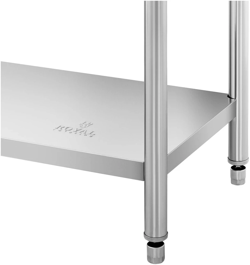 Centrinis plieno darbo stalas su lentyna 120 x 60 cm
