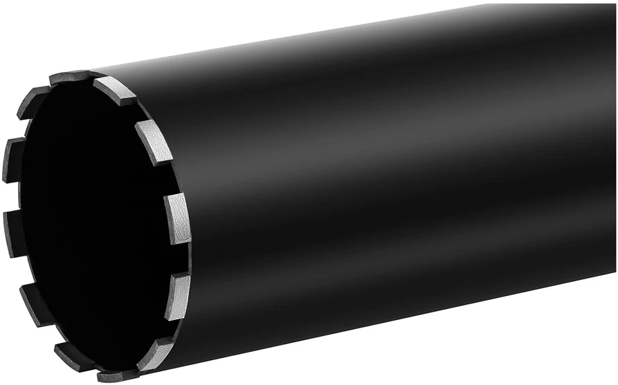 Deimantinis grąžtas betonui ir akmeniui 400 mm 160 mm juodas