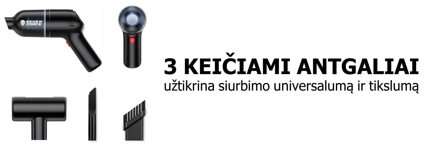 Belaidis rankinis dulkių siurblys BERIMAX M2X-5VQDF 120 W ir3 antgaliai aprašymas - Prekės nuotrauka