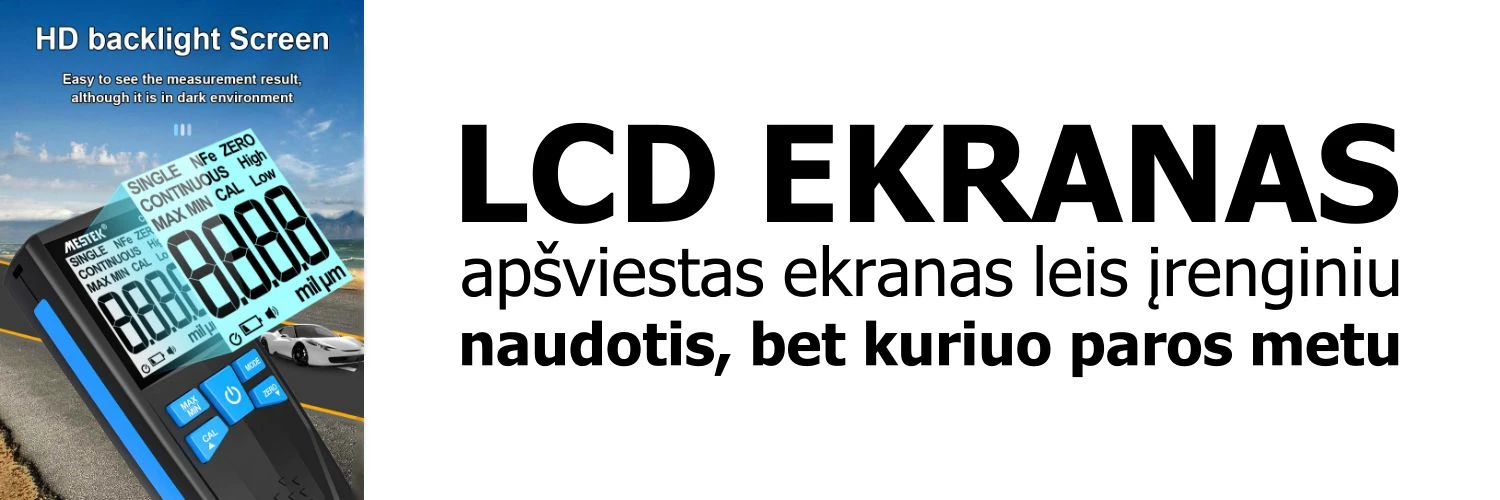 Dažų storio matuoklis BERIMAX Q6H-4ZNR 0 ~ 1500 µm aprašymas - Prekės nuotrauka