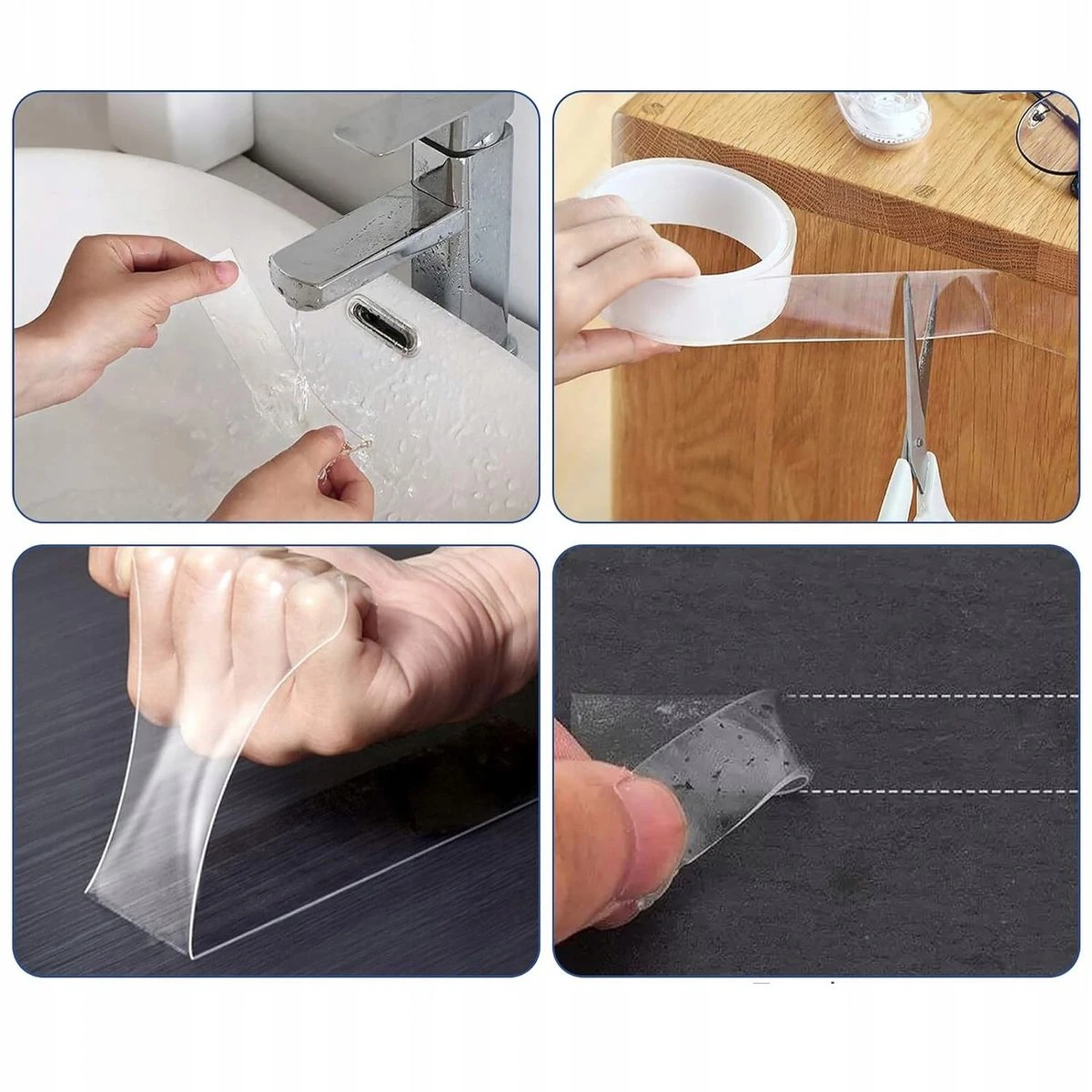 Dvipusė lipni NANO juosta BERIMAX N8T-1LZ 3 m x 3 cm aprašymas - Prekės nuotrauka