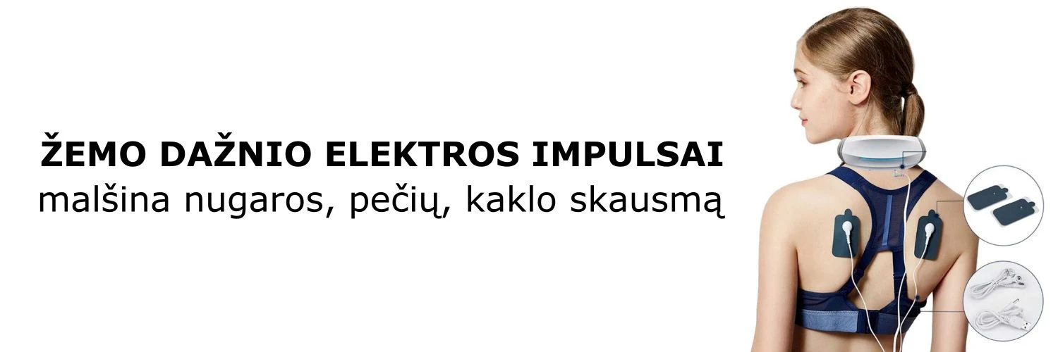 Impulsinis kaklo ir pečių masažuoklis BERIMAX 7TP-9KF 2in1, 15 greičių, 4 masažo režimai aprašymas - Prekės nuotrauka