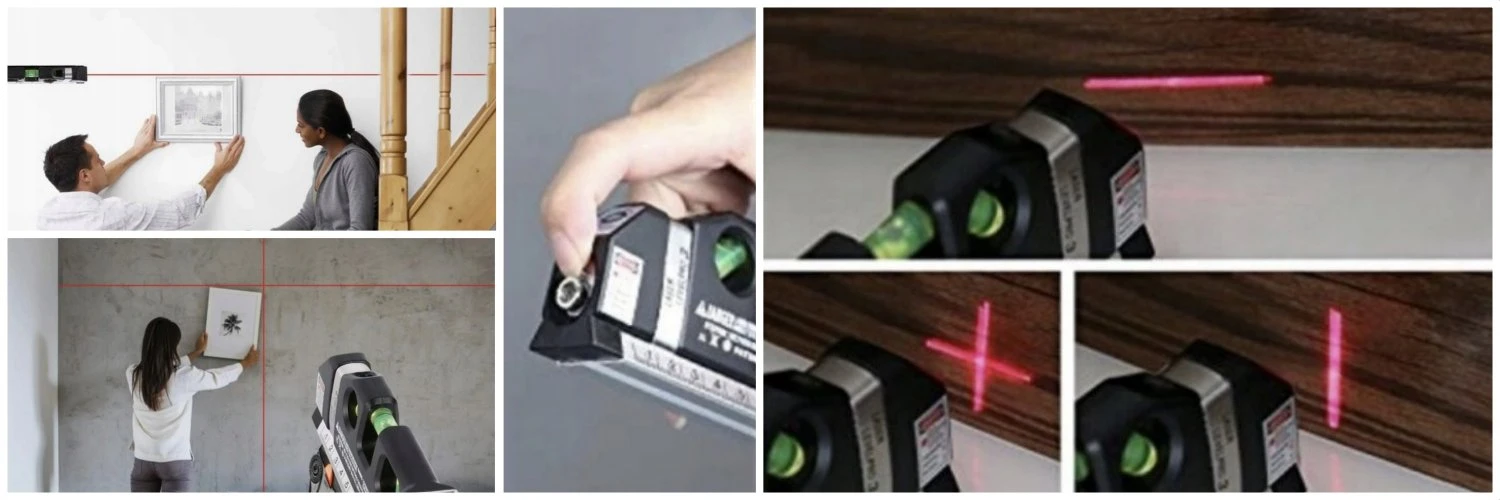 Lazerinis nivelyras BERIMAX ZNP-5A7 4in1 ir gulsčiukas ir ruletė aprašymas - Prekės nuotrauka