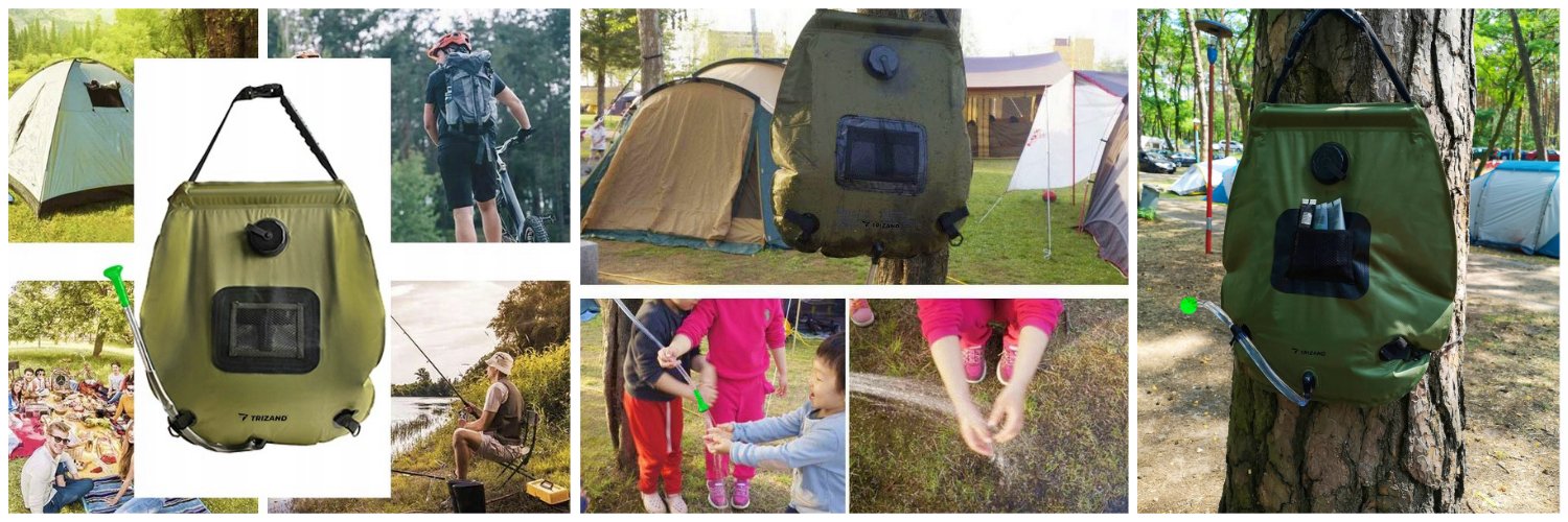 Turistinis dušas BERIMAX MQP-4X5 20 L aprašymas - Prekės nuotrauka