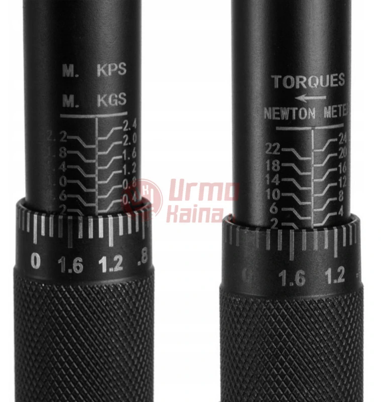 Dinamometrinis raktas 1/4" 2-24 Nm