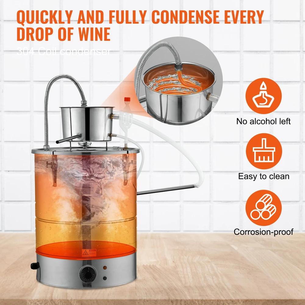 Distiliavimo aparatas 1800 W talpa 30 l