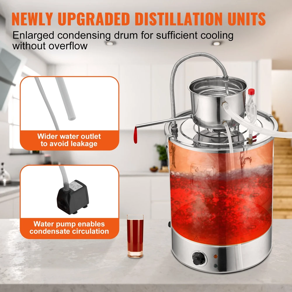 Distiliavimo aparatas 1800 W talpa 30 l