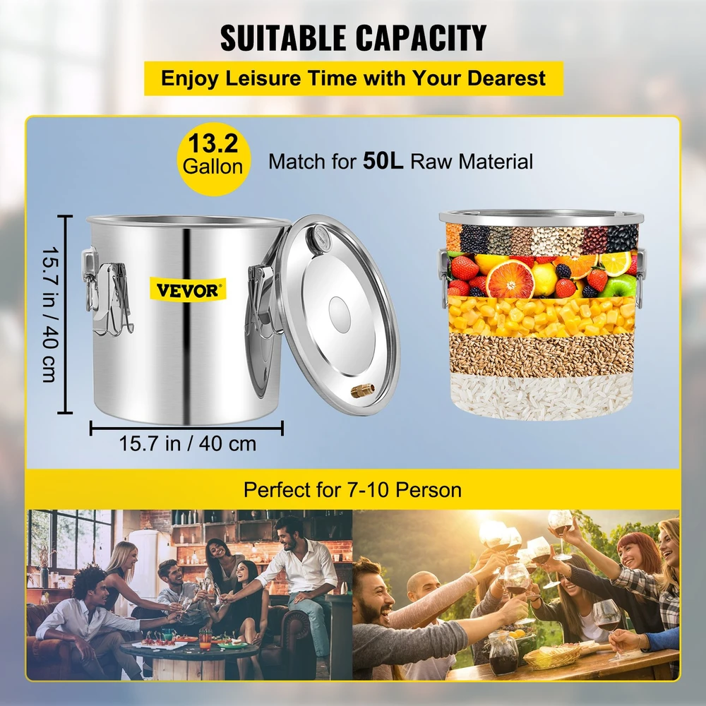 Distiliavimo aparatas talpa 50 l