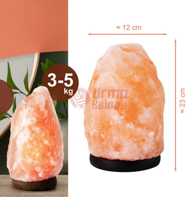 Druskos lempa 3–5kg V9