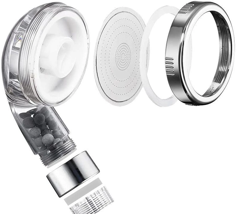 Dušo galvutė BERIMAX 9LP-2JCYT su filtru ir mineralais