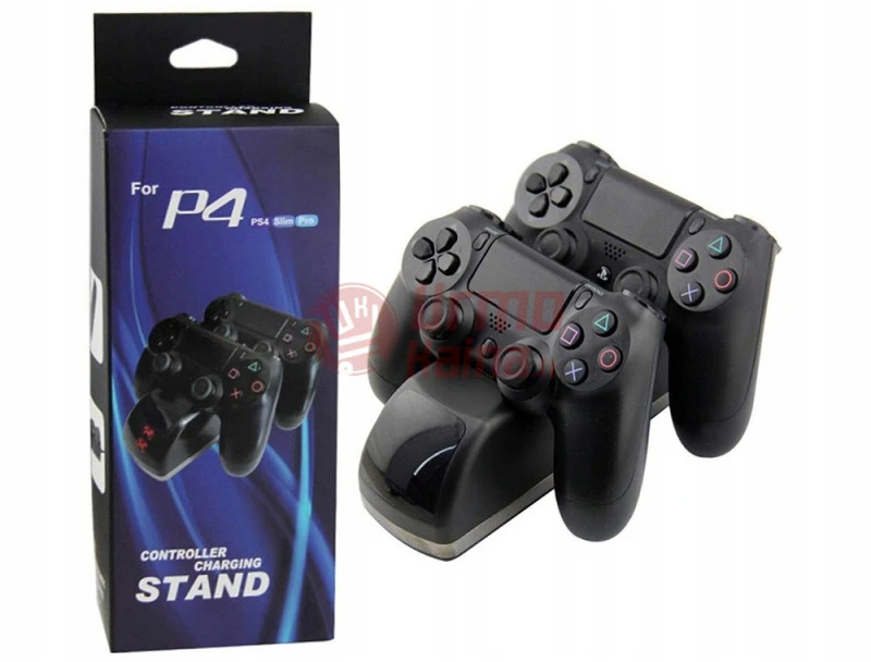 Dviguba įkrovimo stotelė PS4/PS4 Slim/PS4 Pro pultams