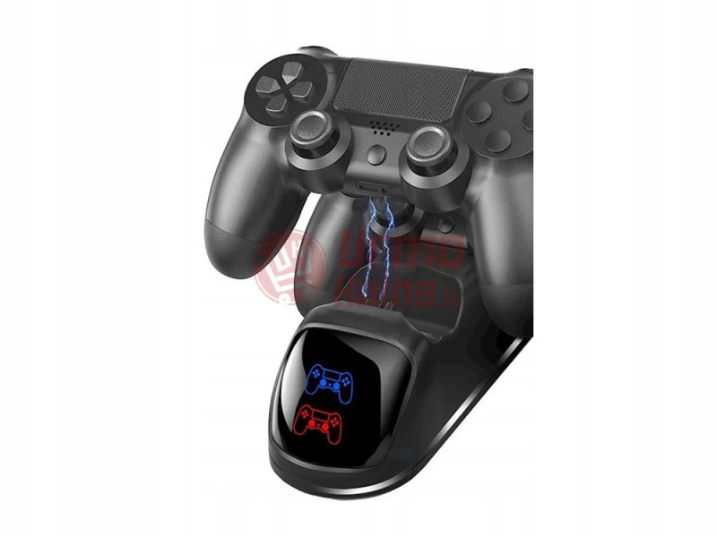 Dviguba įkrovimo stotelė PS4/PS4 Slim/PS4 Pro pultams