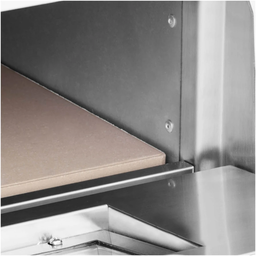 Dviguba picos krosnis 2 x 40 cm 3000W 230V nerūdijantis plienas