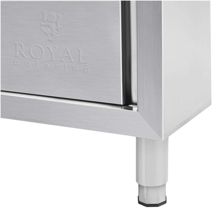 Dvigubas pramoninis plautuvas su spintele Royal Catering 140 cm