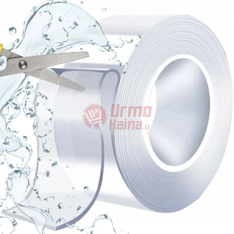 Dvipusė lipni NANO juosta 3 m x 3 cm