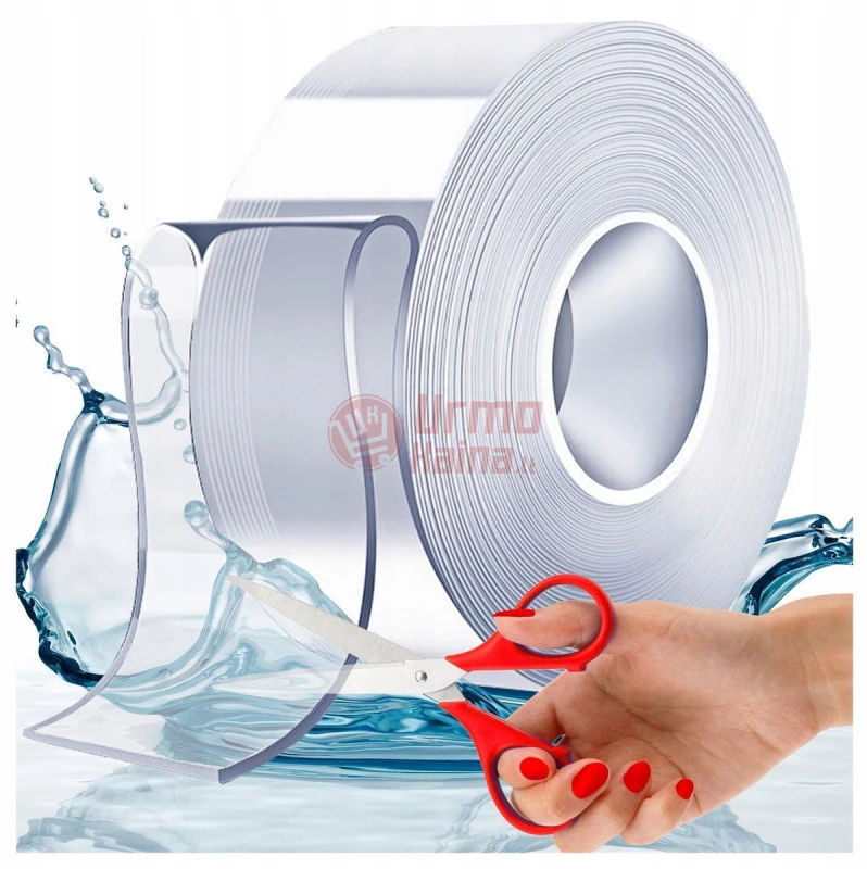 Dvipusė lipni NANO juosta 3 m x 3 cm