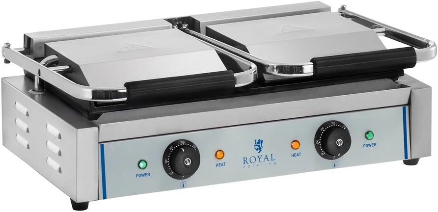 Dvipusis kontaktinis grilis 3600W. 230V. Royal Catering