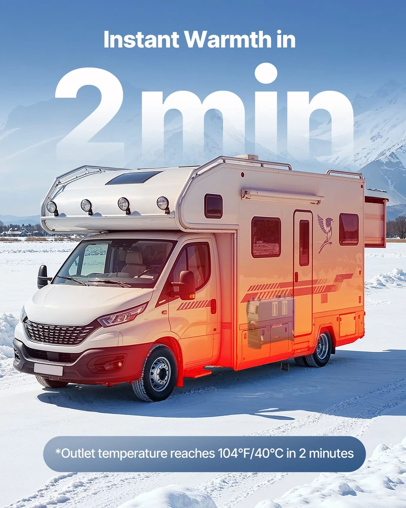 Dyzelinis oro šildytuvas 12-24V 5-8kW su pulteliu ir LCD ekranu 5 l bako talpa