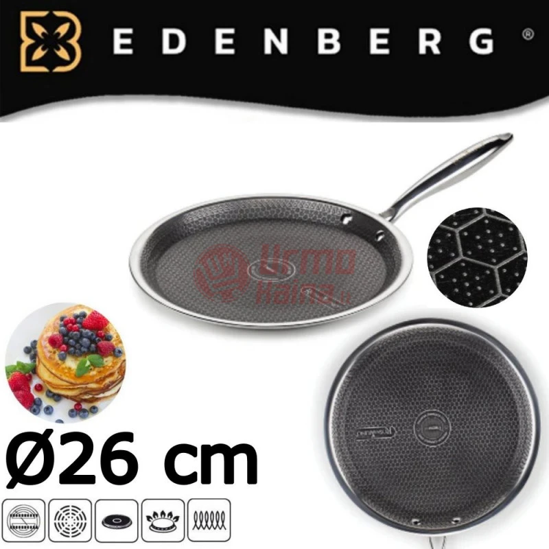EDENBERG blynų keptuvė 24 cm EB-7673