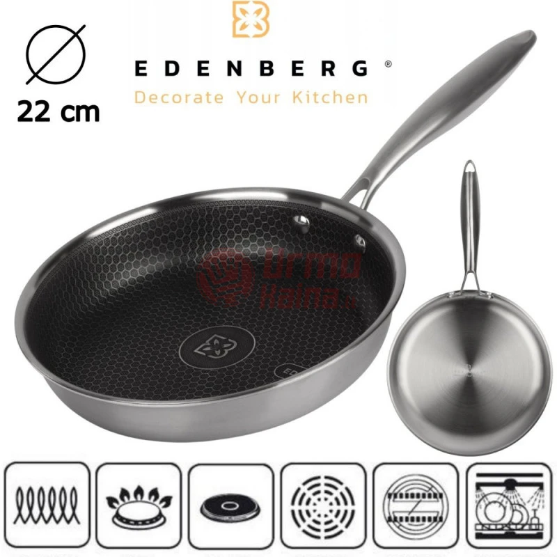 EDENBERG keptuvė 22 cm EB-6921