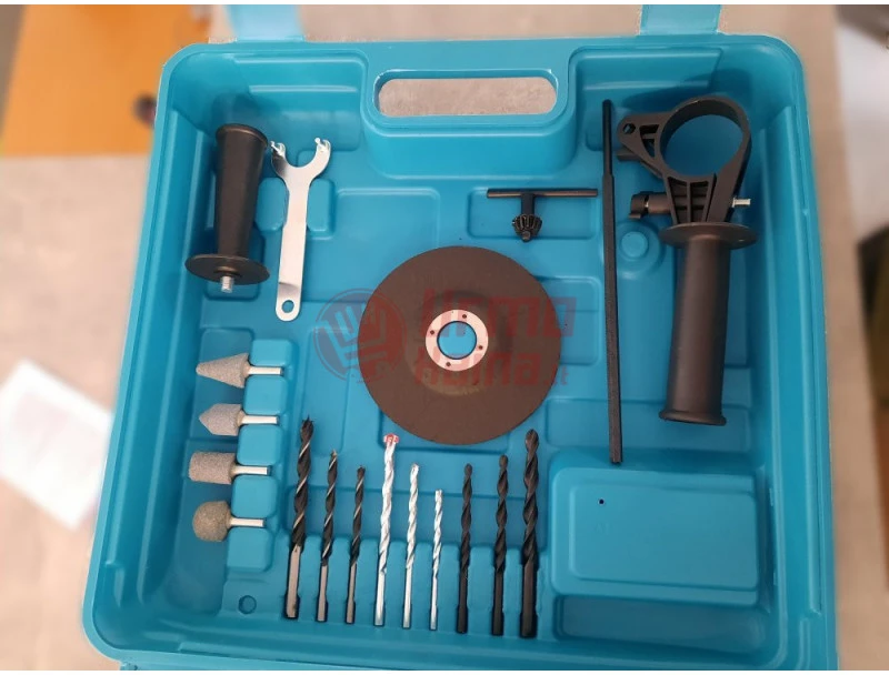 Elektrinio kampinio šlifuoklio ir perforatoriaus rinkinys 900W CHAMPION CP-117