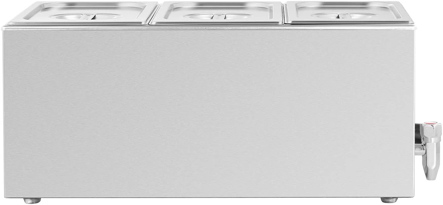 Elektrinis bemaras su kranu 3 x GN 1/3 600 W
