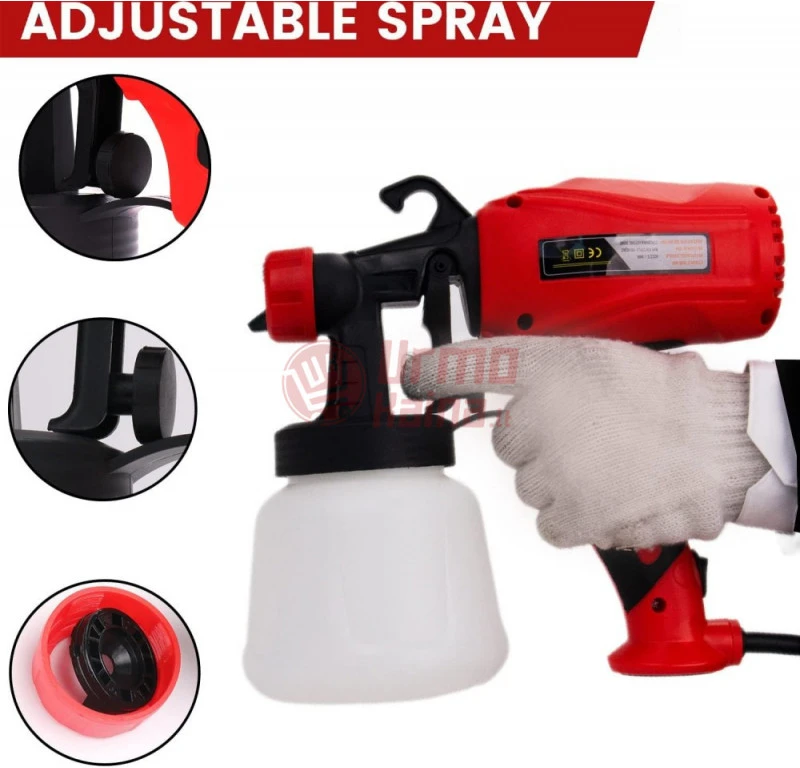Elektrinis dažų purkštuvas MEISTER MS-115 850 W, 800 ml