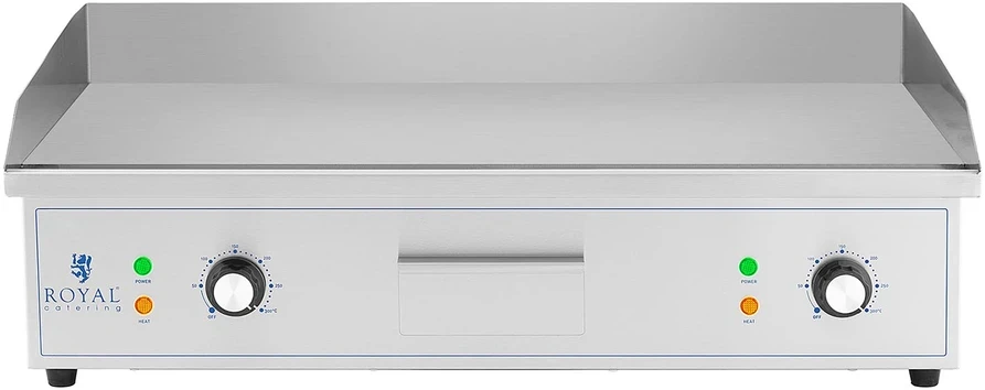 Elektrinis grilis su lygiąja plokšte, 727 x 420 mm, 4400 W