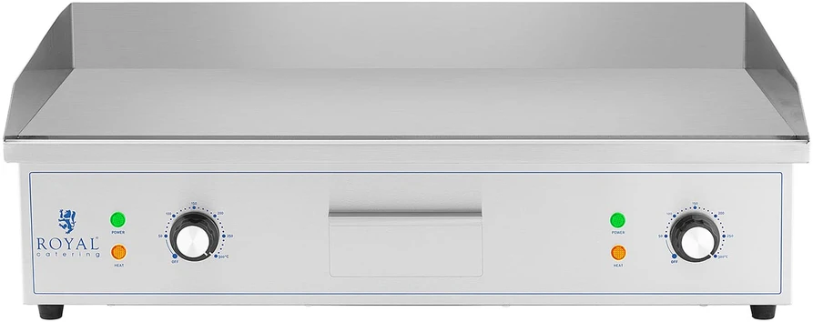 Elektrinis grilis su lygiąja plokšte 727 x 420 mm 4400 W