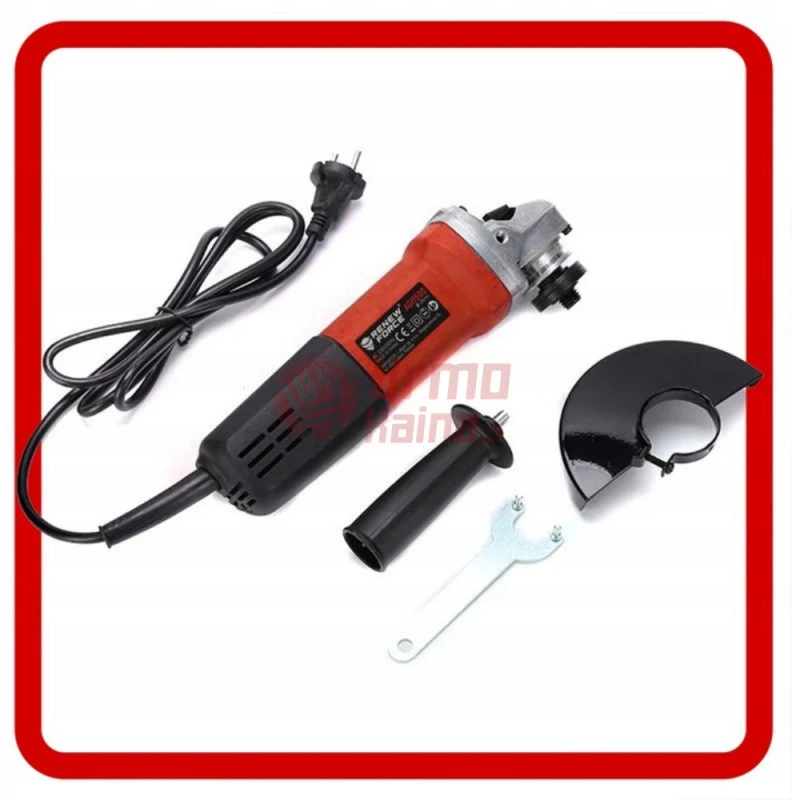 Elektrinis kampinis šlifuoklis 1500W + priedai RF01