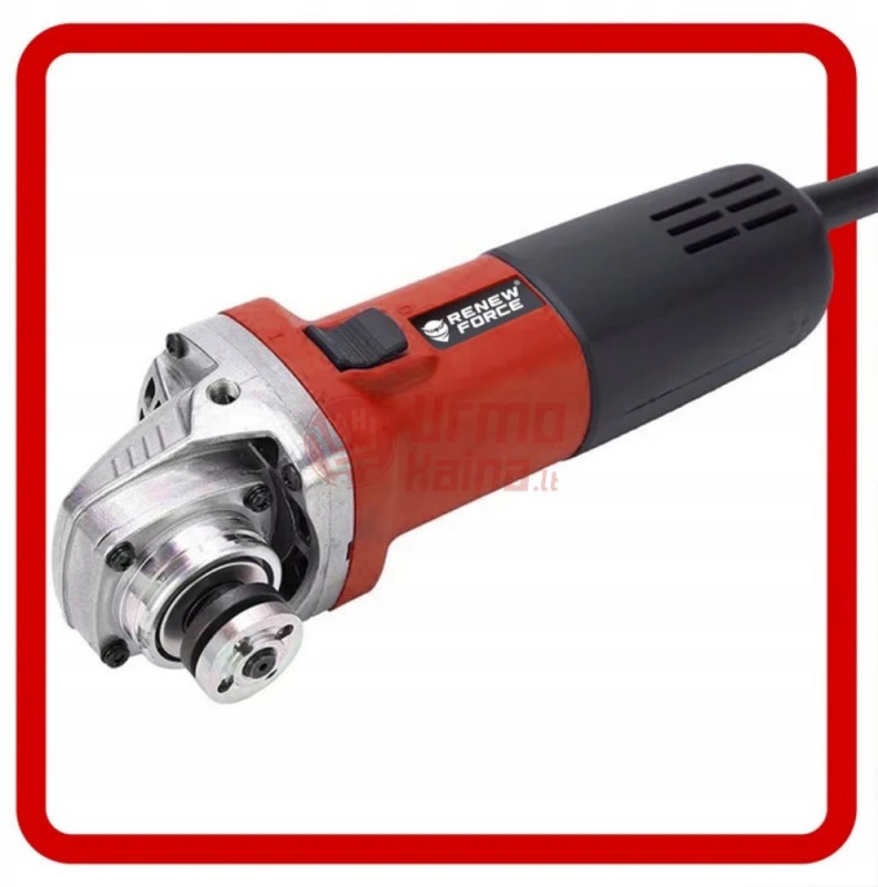 Elektrinis kampinis šlifuoklis 1500W + priedai RF01