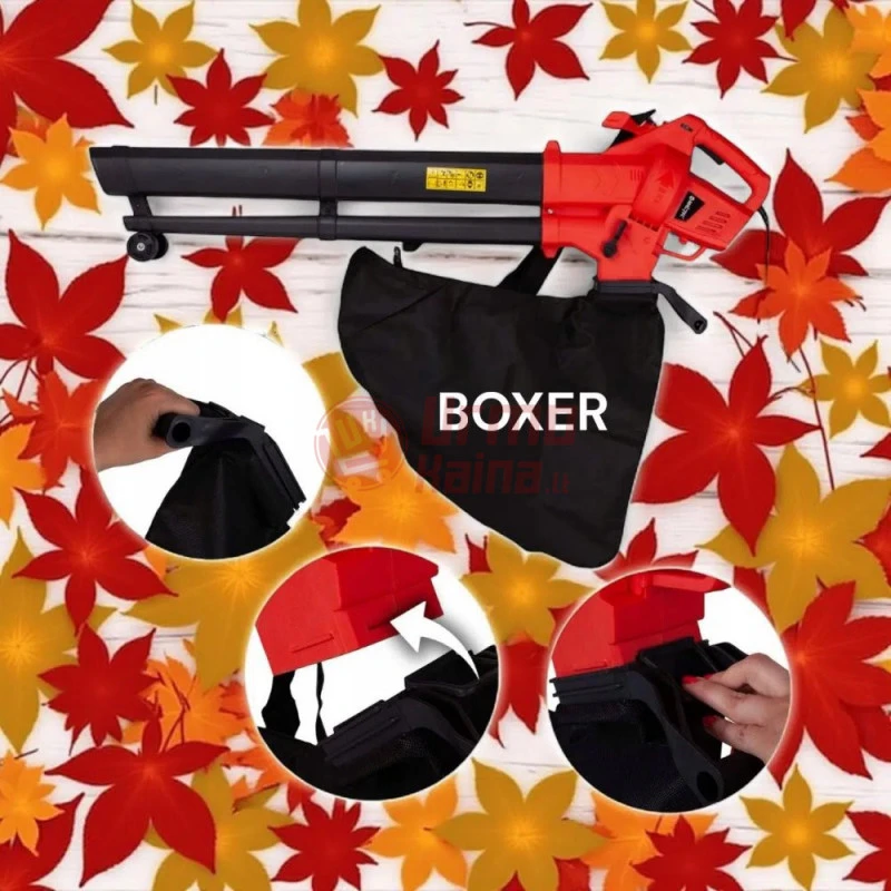 Elektrinis lapų pūstuvas 3in1 BOXER BX3410 3500W