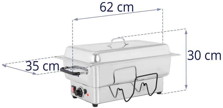 Elektrinis maisto šildytuvas GN 1/1 Royal Catering RCCD-1/1-100-ES-E