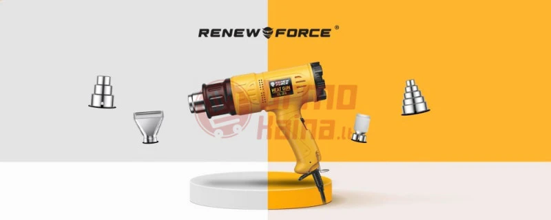 Elektrinis šilumos pistoletas 1800W RF01