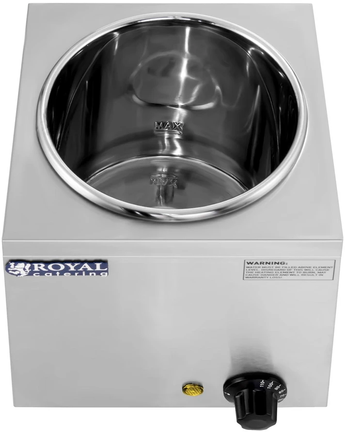 Elektrinis sriubų šildytuvas 150W 230V 3.8L. sidabro spalva