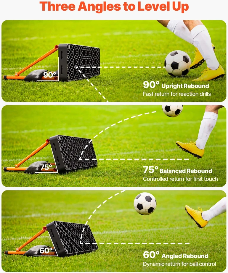 Futbolo atmušimo lenta. 99x24.5 cm. dvipusė. refleksų ir perdavimų treniruotėms