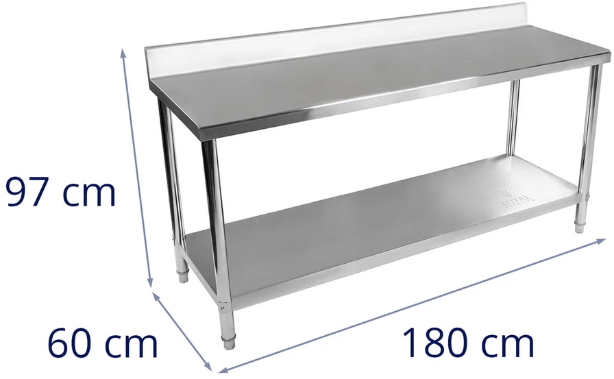 Gastronominis darbinis stalas, 180 x 60 cm