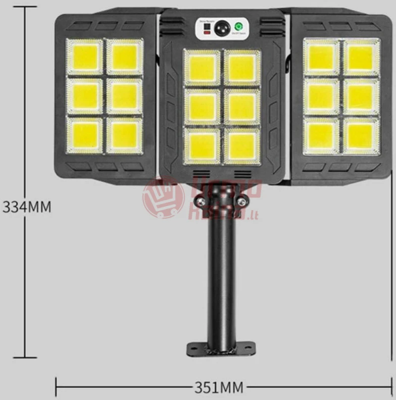 Gatvės šviestuvas su saulės elementu SL4019 450 W